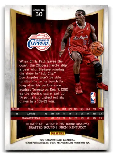 2012-13 Panini Select #50 Eric Bledsoe EX/NM Clippers ID:67433 - Basketball Card Single