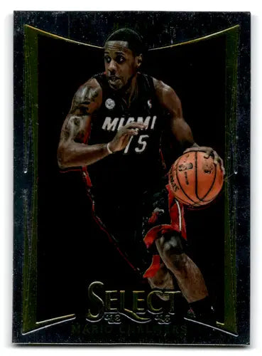 Basketball trading card featuring Mario Chalmers from Panini Select with original gloss