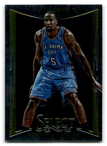 Original gloss basketball trading card featuring Kendrick Perkins from Panini Select 2012-13