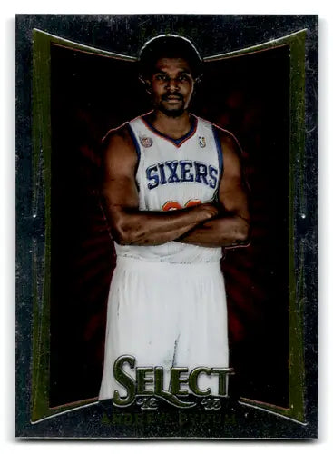 Andre Brown basketball card featuring original gloss from Panini Select with Andrew Bynum