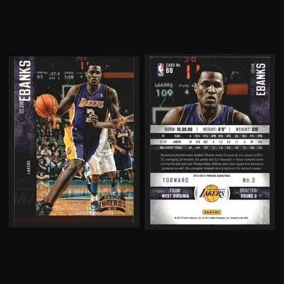 2012-13 Panini Threads #68 Devin Ebanks Los Angeles Lakers