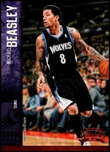 Basketball card featuring Michael Beasley from Panini Threads with original gloss