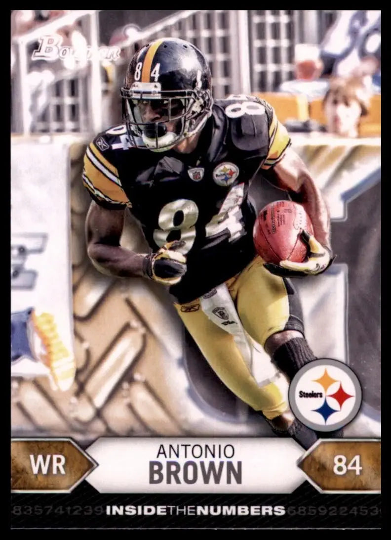 2012 Bowman - Inside the Numbers Antonio Brown #ITN-ABR