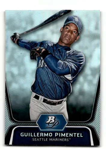 Original gloss Bowman Platinum Guillermo Pimentel baseball card 2012 Prospects NM-MT