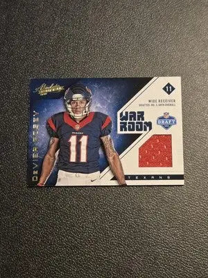 2012 Panini Absolute #12 DeVier Posey War Room Materials - Football Card Single