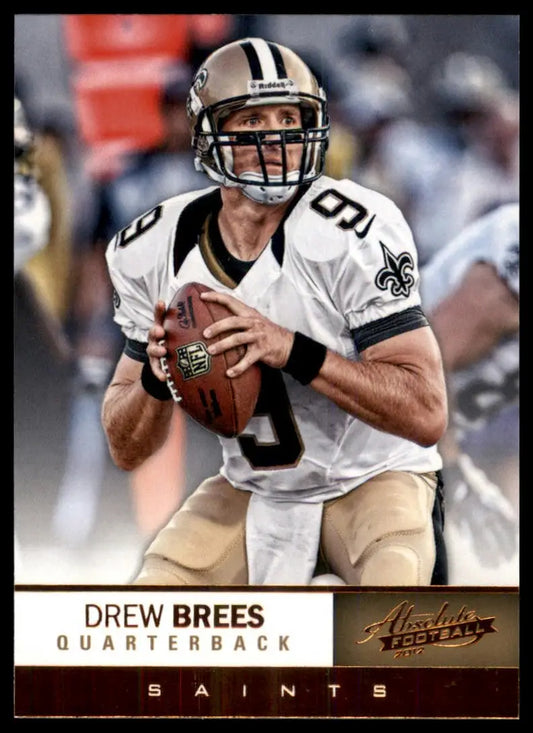 2012 Panini Absolute Drew Brees 63 New Orleans Saints NM - Football Card Single