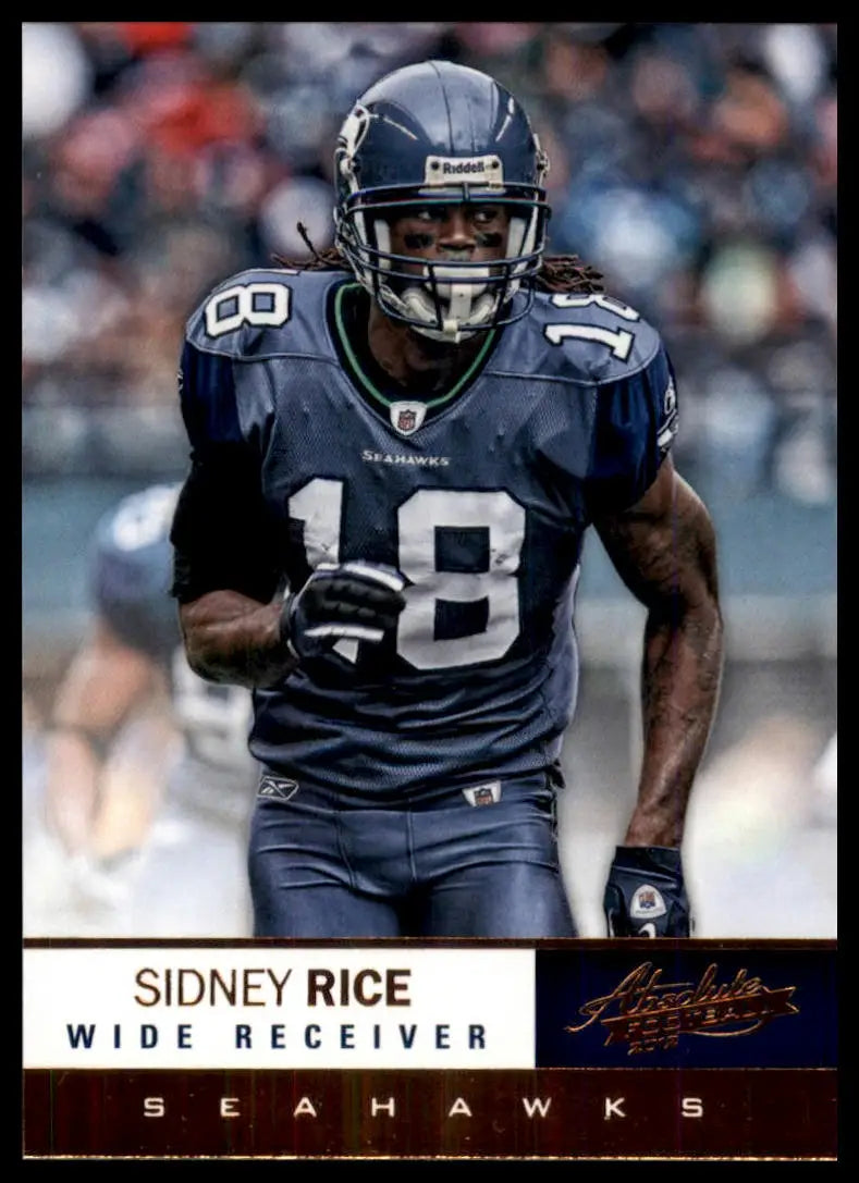 2012 Panini Absolute Sidney Rice 86 Seattle Seahawks NM - Football Card Single