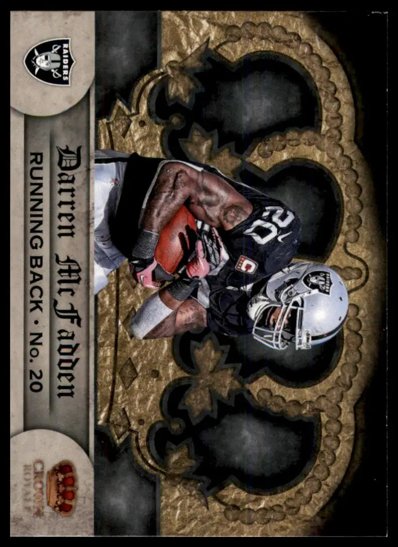 2012 Panini Crown Royale Darren McFadden 106 Oakland Raiders NM - Football Card Single