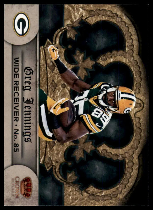 2012 Panini Crown Royale Greg Jennings 2 Green Bay Packers NM - Football Card Single