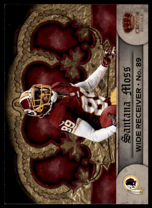 2012 Panini Crown Royale Santana Moss 142 Washington Redskins NM - Football Card Single