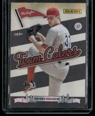 2012 Panini National Convention Stephen Strasburg #37 Team Colors Baseball - Baseball Card Single