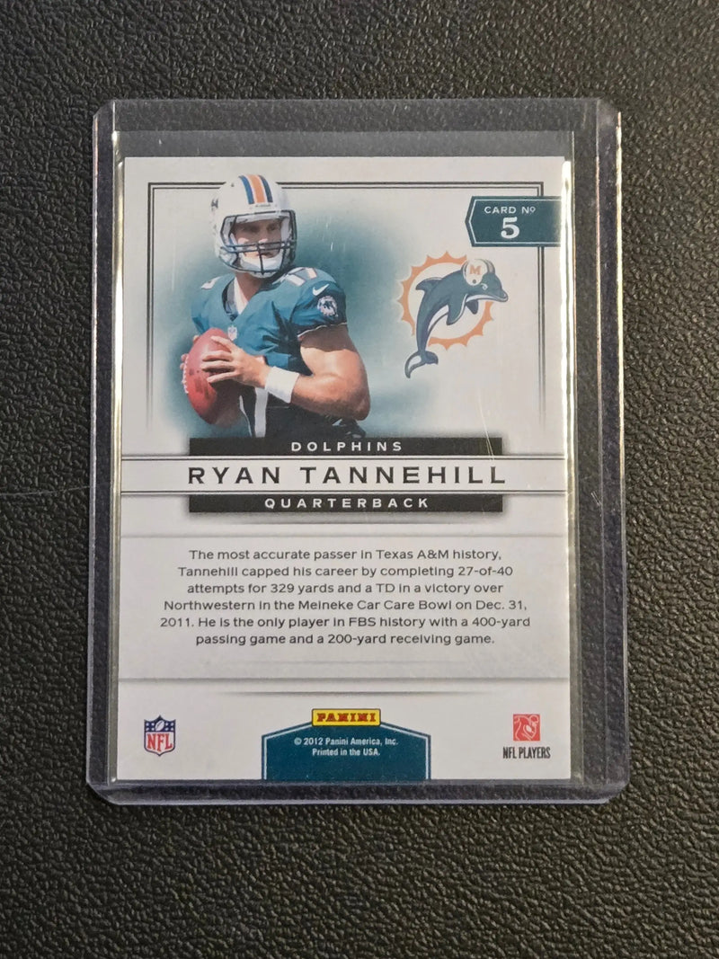 2012 Panini Prestige #5 Ryan Tannehill Prestigious Picks - Football Card Single