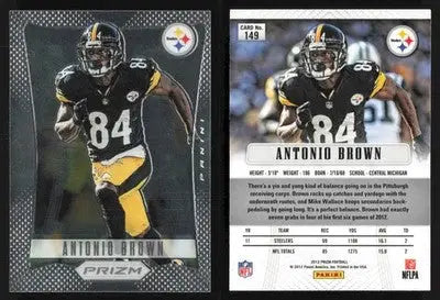 2012 Panini Prizm ANTONIO BROWN #149 Pittsburgh Steelers - Football Card Single