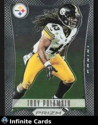 2012 Panini Prizm TROY POLAMALU #155 Pittsburgh Steelers HOF