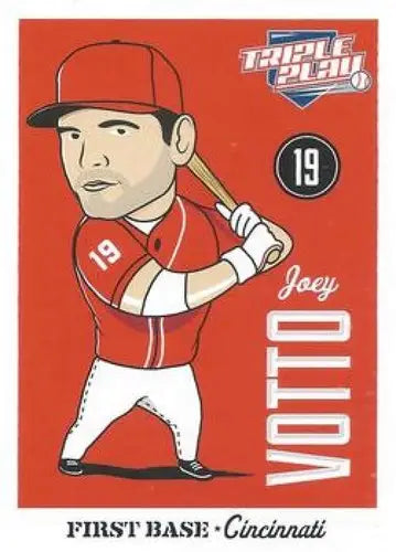 2012 Panini Triple Play #20 Joey Votto NMMT Reds - Baseball Card Single