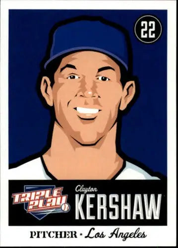 2012 Panini Triple Play #40 Clayton Kershaw NM-MT Dodgers ID:15171 - Baseball Card Single