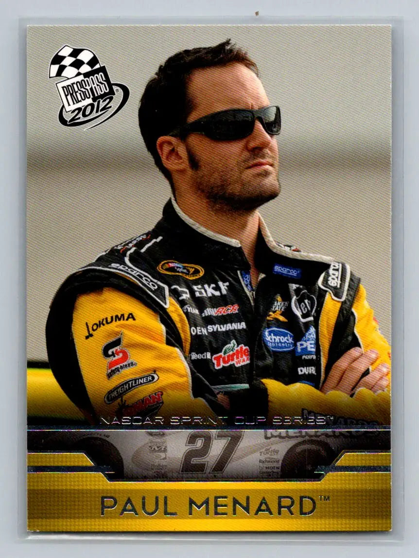 2012 Press Pass #27 Paul Menard Richard Childress Racing - Racing Card Single