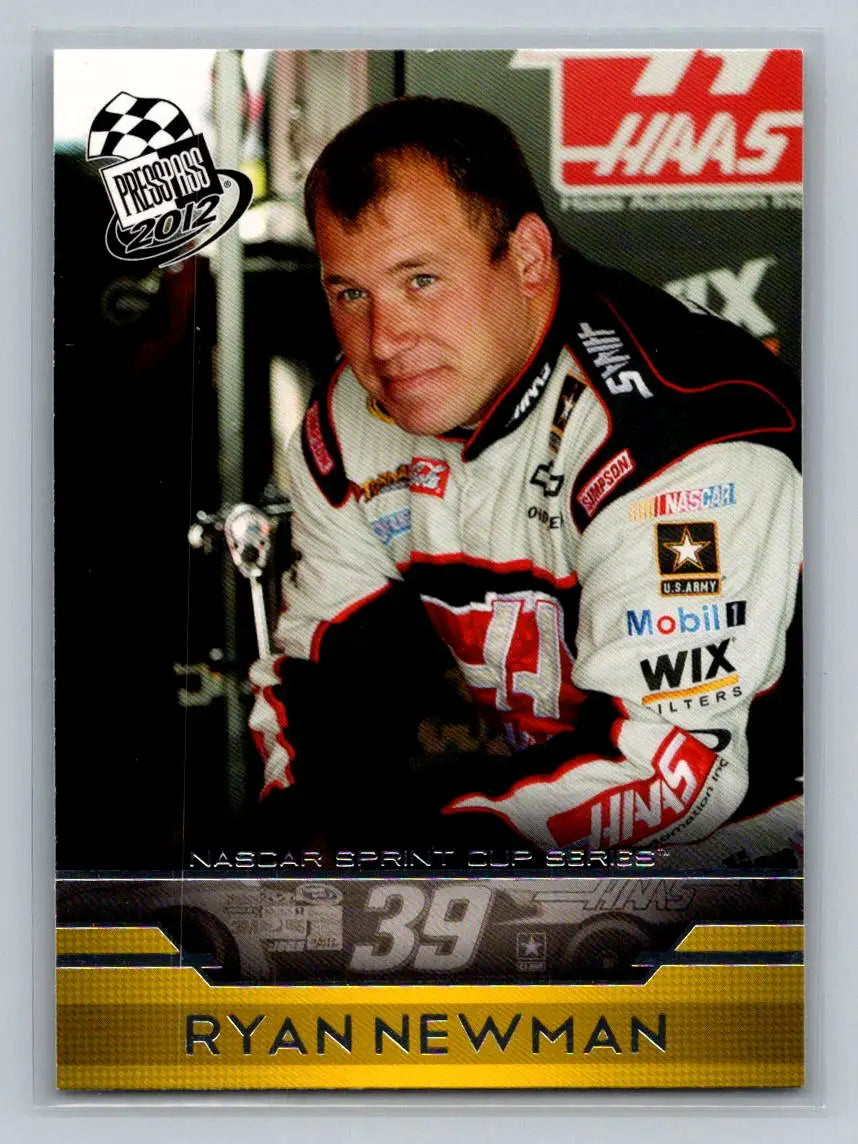 2012 Press Pass #29 Ryan Newman Stewart-Haas Racing - Racing Card Single