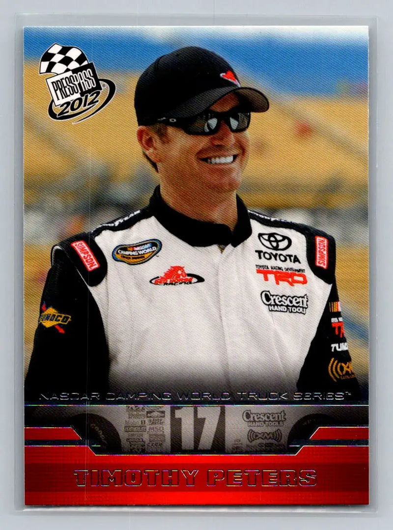 2012 Press Pass #60 Timothy Peters Red Horse Racing - Racing Card Single