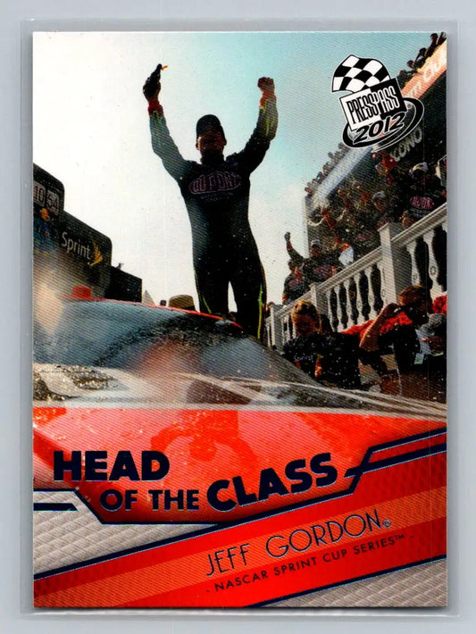 2012 Press Pass #86 Jeff Gordon Blue Foil Hendrick Motorsports - Racing Card Single