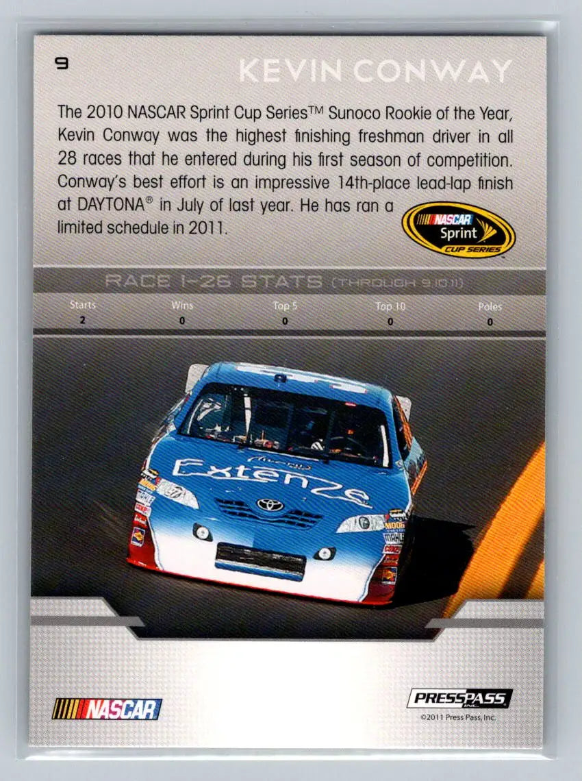 2012 Press Pass #9 Kevin Conway NEMCO Motorsports - Racing Card Single