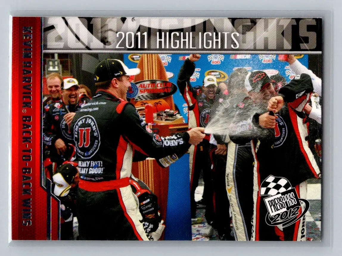 2012 Press Pass #95 Kevin Harvick Back to Back Wins Richard Childress Racing - Racing Card Single