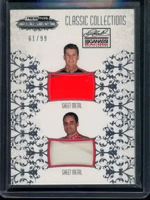 2012 Press Pass Showcase Classic Montoya McMurray #CCM-EGR 61/99 Sheet Metal - Racing Card Single