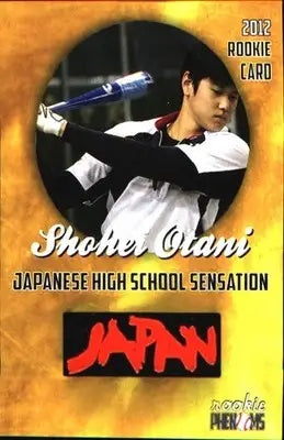 2012 Rookie Phenoms High School Sensation - Batting Gold #nno Shohei Otani - Baseball Card Single