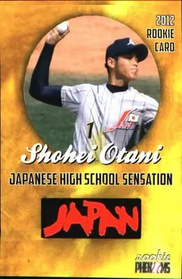 2012 Rookie Phenoms High School Sensation - Batting Gold #nno Shohei Otani - Baseball Card Single