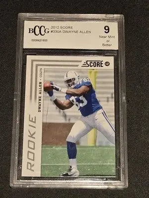 2012 Score #330 Dwayne Allen BCCG 9 - Football Card Single
