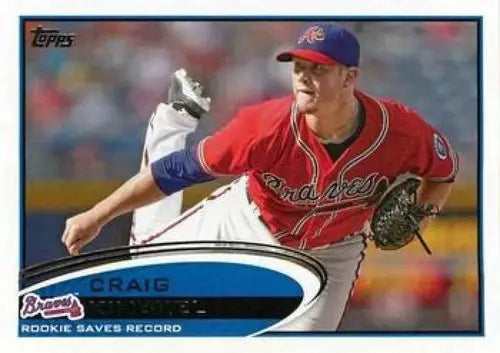 2012 Topps Craig Kimbrel Baseball Card with original gloss Braves RB NM-MT
