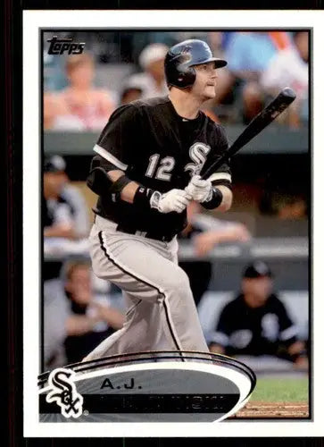 Baseball card of A.J. Pierzynski from 2012 Topps White Sox ID 72831 with original gloss