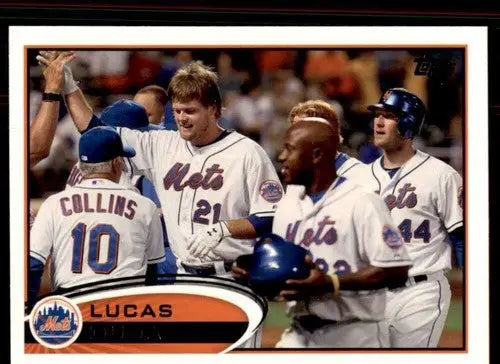 2012 Topps #128 Lucas Duda NM-MT Mets ID:70850 - Baseball Card Single