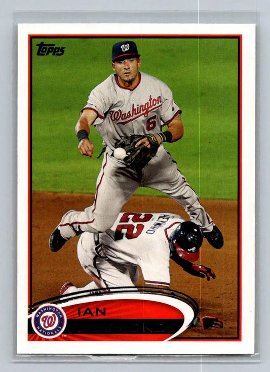 2012 Topps #131a Ian Desmond Washington Nationals baseball card for collectors