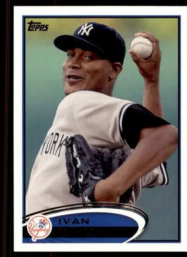 Original gloss baseball card featuring Ivan Nova NM-MT Yankees pitcher 2012 Topps #133