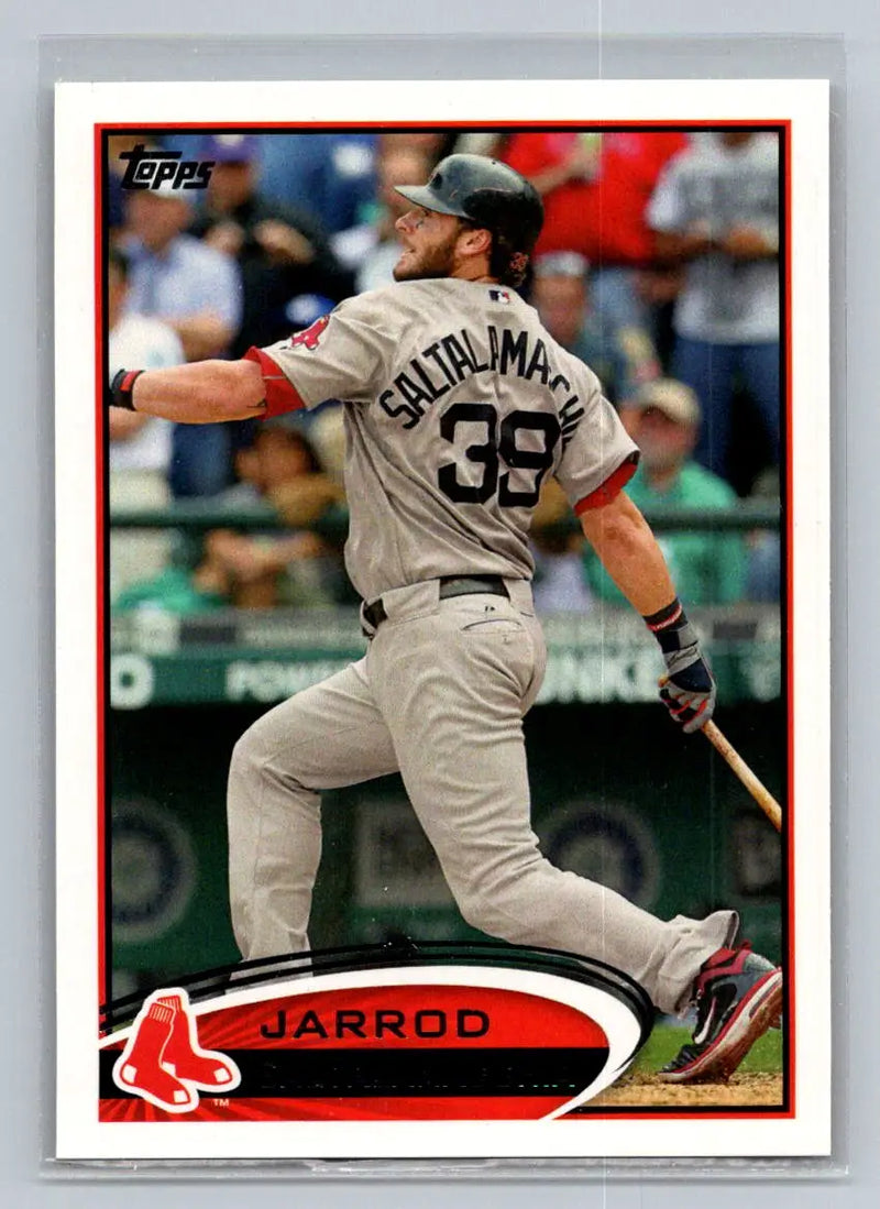 2012 Topps #137B Jarrod Saltalamacchia Boston Red Sox baseball card collector’s item