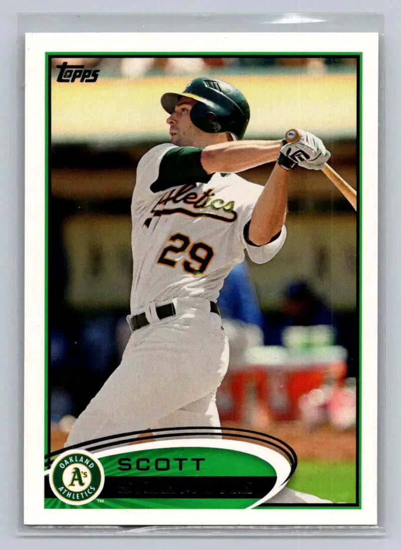 2012 Topps #139a Scott Sizemore Oakland Athletics baseball trading card for collectors
