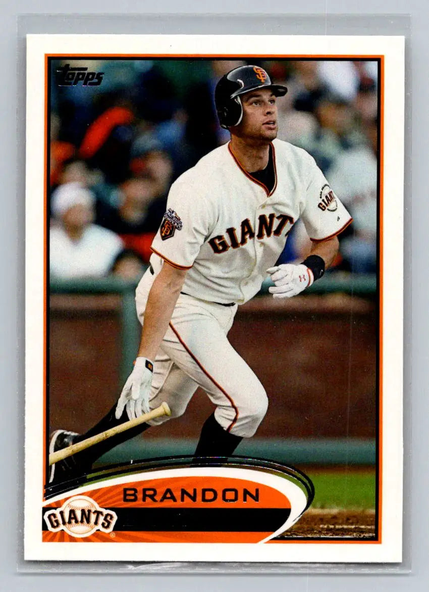 2012 Topps #141a Brandon Belt San Francisco Giants baseball card collectible item