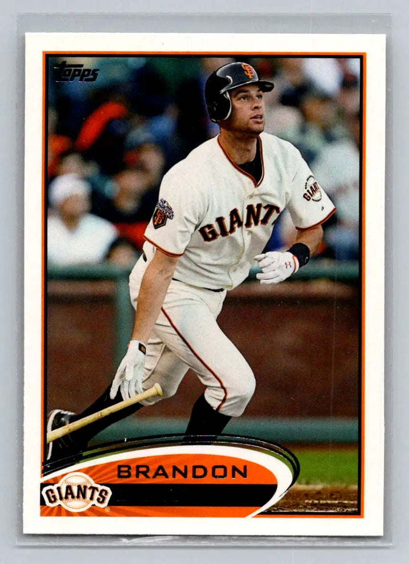 2012 Topps #141a Brandon Belt San Francisco Giants baseball card collectible item