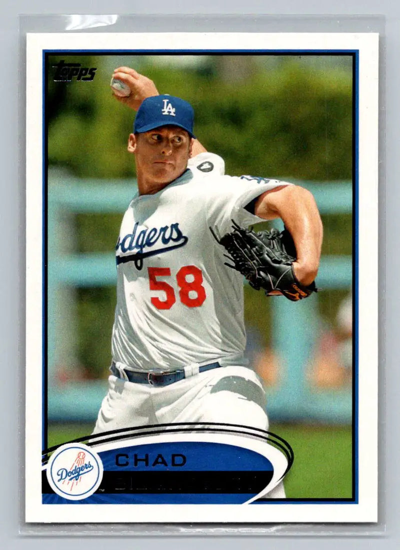 Chad Billingsley 2012 Topps #152a baseball card for Los Angeles Dodgers collectors