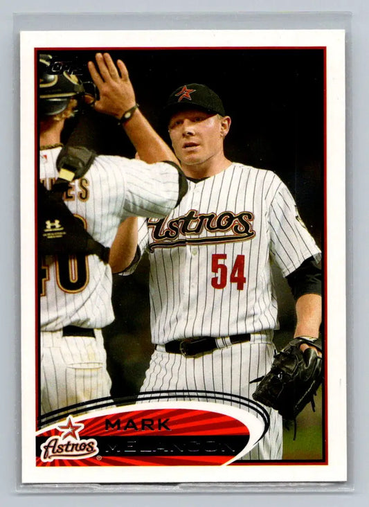 Mark Melancon 2012 Topps #153a Baseball Card Houston Astros Collectible