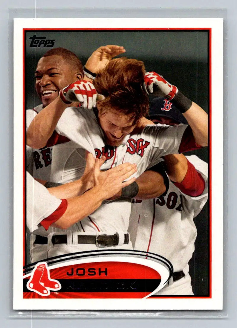 2012 Topps #158a Josh Reddick Boston Red Sox baseball card collectible item