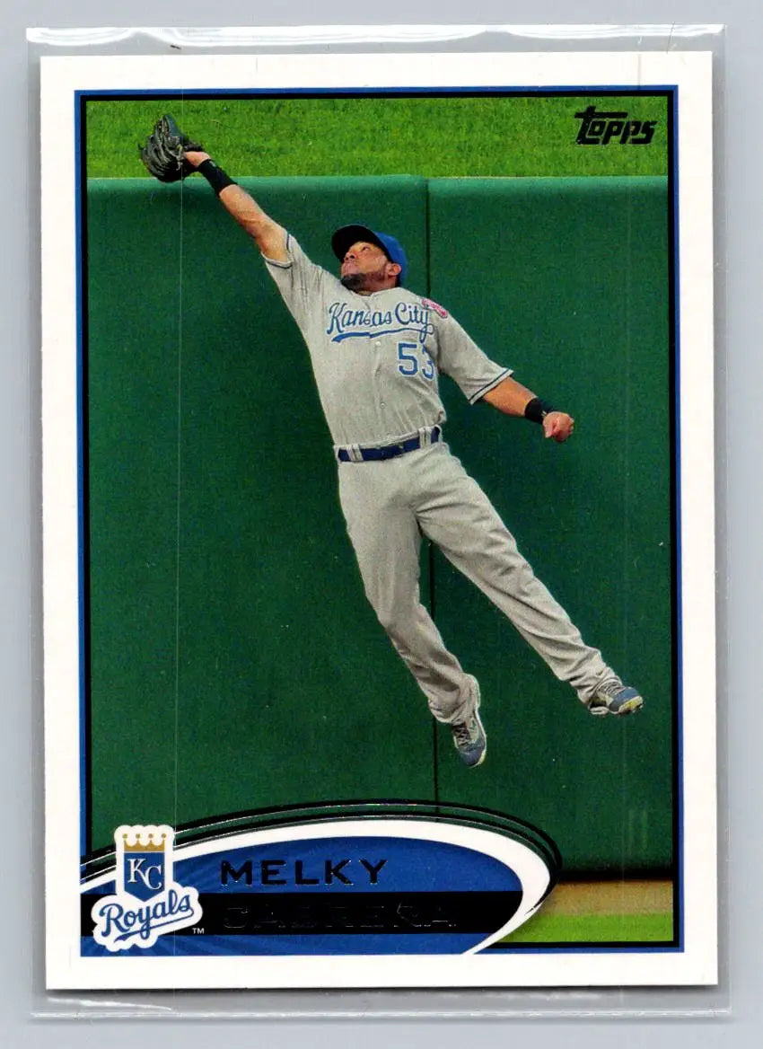 2012 Topps #15a Melky Cabrera Kansas City Royals baseball card collectible item