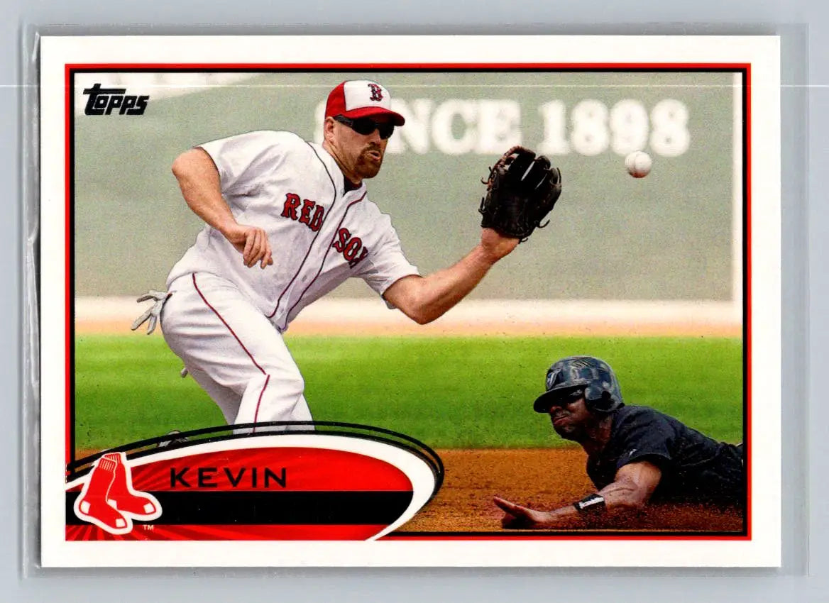 2012 Topps #160b Kevin Youkilis Boston Red Sox baseball card collectible item
