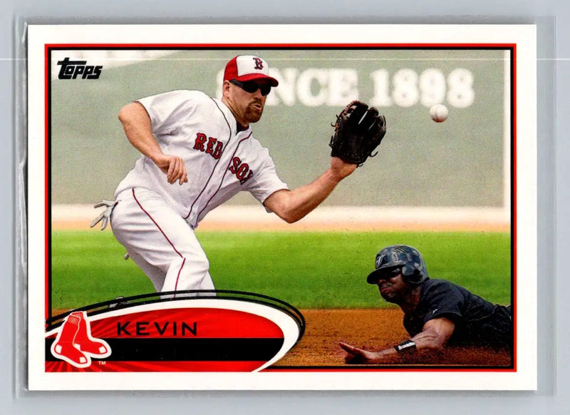 2012 Topps #160b Kevin Youkilis Boston Red Sox baseball card collectible item