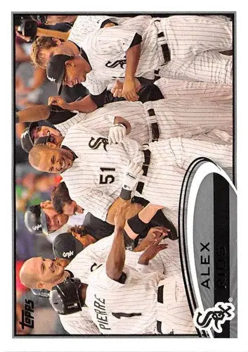 2012 Topps Alex Rios White Sox baseball card with original gloss NM-MT ID 72937