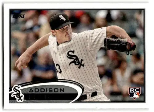Addison Reed rookie White Sox baseball card with original gloss from 2012 Topps
