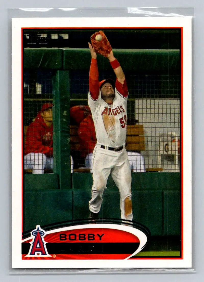 Baseball card of Bobby Abreu from the 2012 Topps 188a Los Angeles Angels series