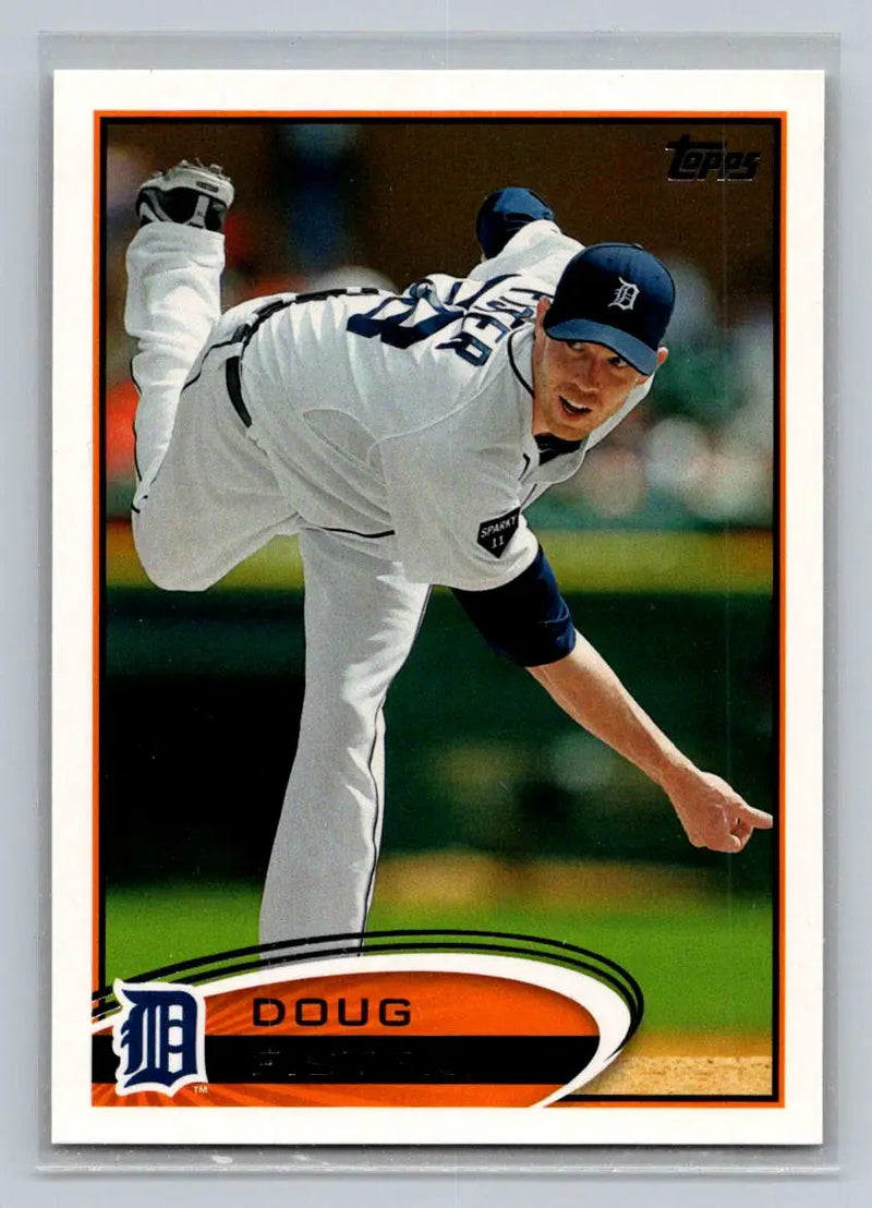 2012 Topps #201b Doug Fister baseball card for Detroit Tigers collectors