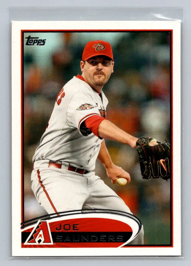 Joe Saunders 2012 Topps #223b baseball card from Arizona Diamondbacks collection